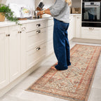 Distressed Terracotta Washable Runner - Rowe