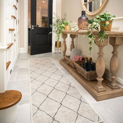 Washable Berber Trellis Runner - Sol