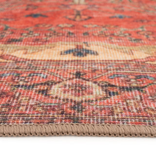 Kashan Washable Terracotta Runner - Viv
