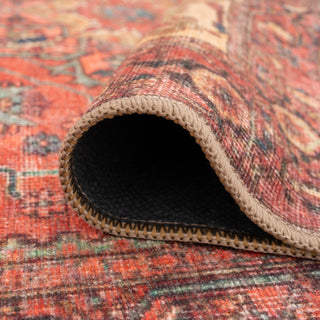 Kashan Washable Terracotta Runner - Viv