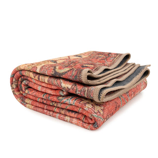 Kashan Washable Terracotta Runner - Viv