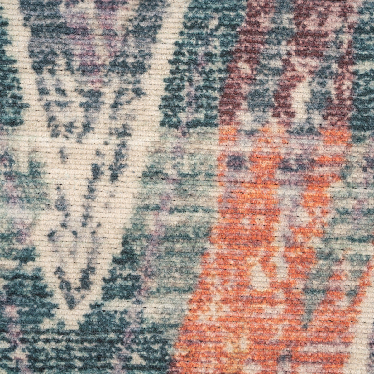 Washable Multicolour Zig Zag Runner - Ziggy