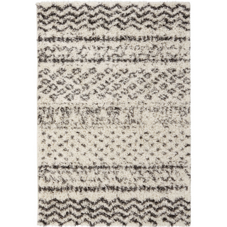 Cream Scandi Nordic Shaggy Rug