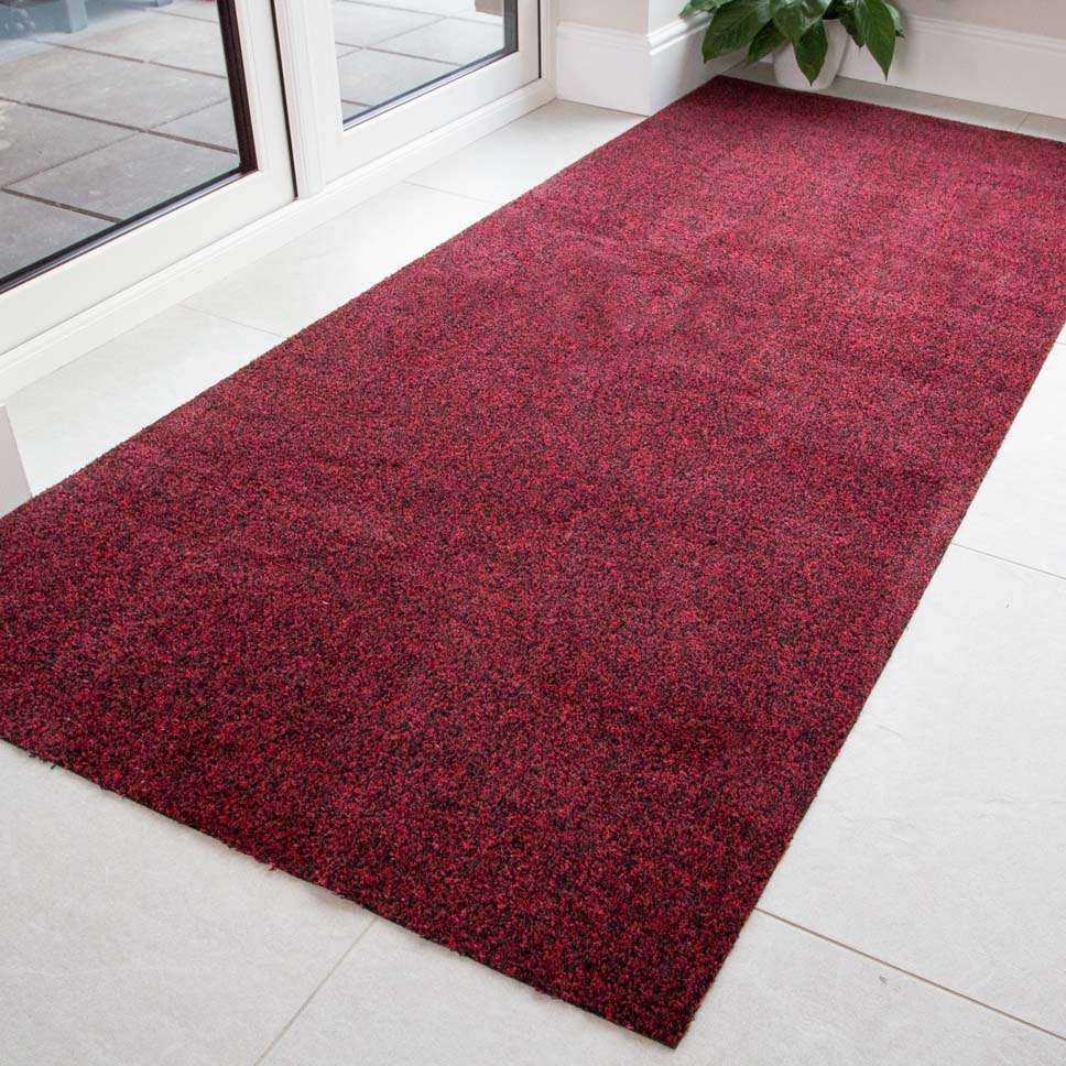 Red Durable Eco-Friendly Washable Mats - Hunter - Cut to Measure