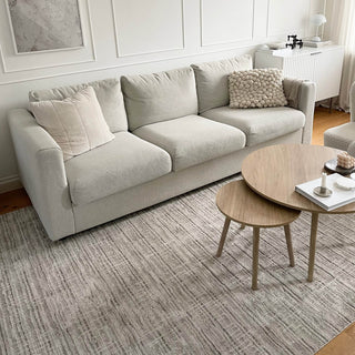Subtle Beige Geometric Area Rug - Noah
