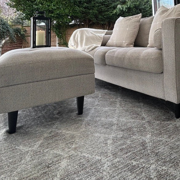 Washable Greige Berber Rug - Brindle