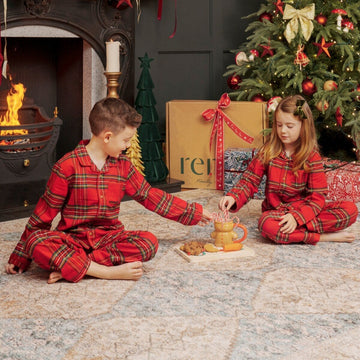 Vintage Blue Diamond Rug - Genevieve