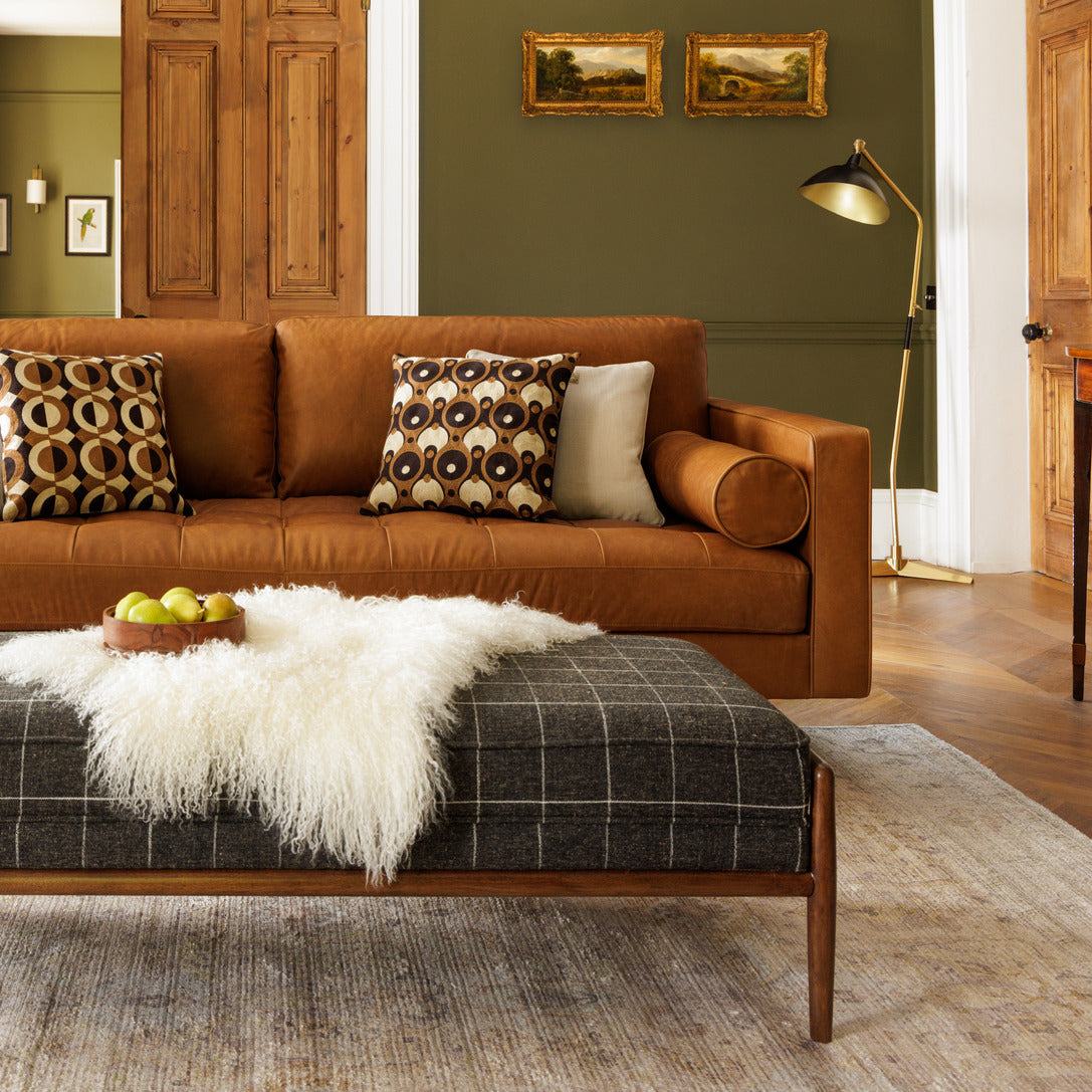 Distressed Yellow Regal Rug - Jade