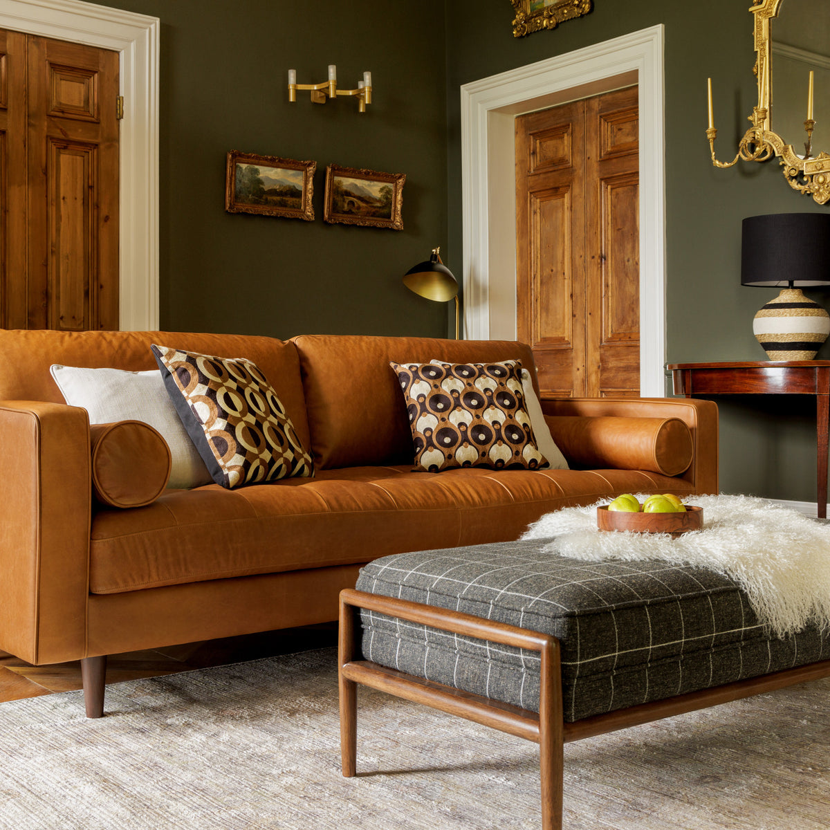 Distressed Yellow Regal Rug - Jade