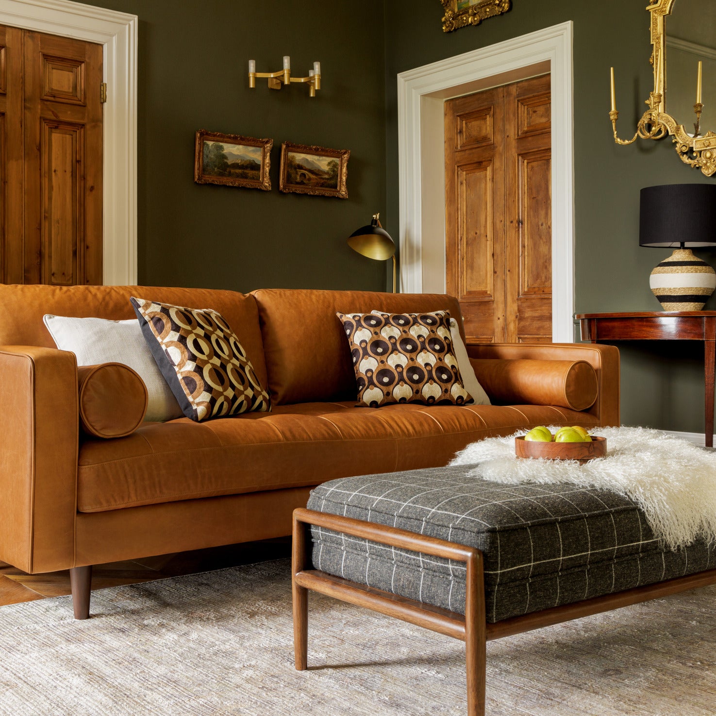 Distressed Yellow Regal Rug - Jade