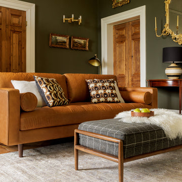 Distressed Yellow Regal Rug - Jade