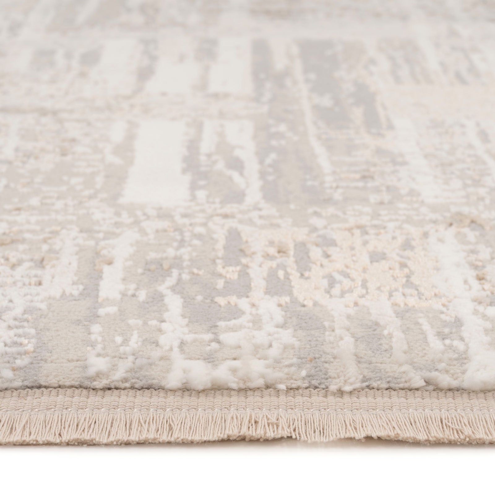 Lustre Gold Woven Print Rug - Eetu
