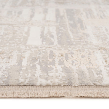Lustre Gold Woven Print Rug - Eetu