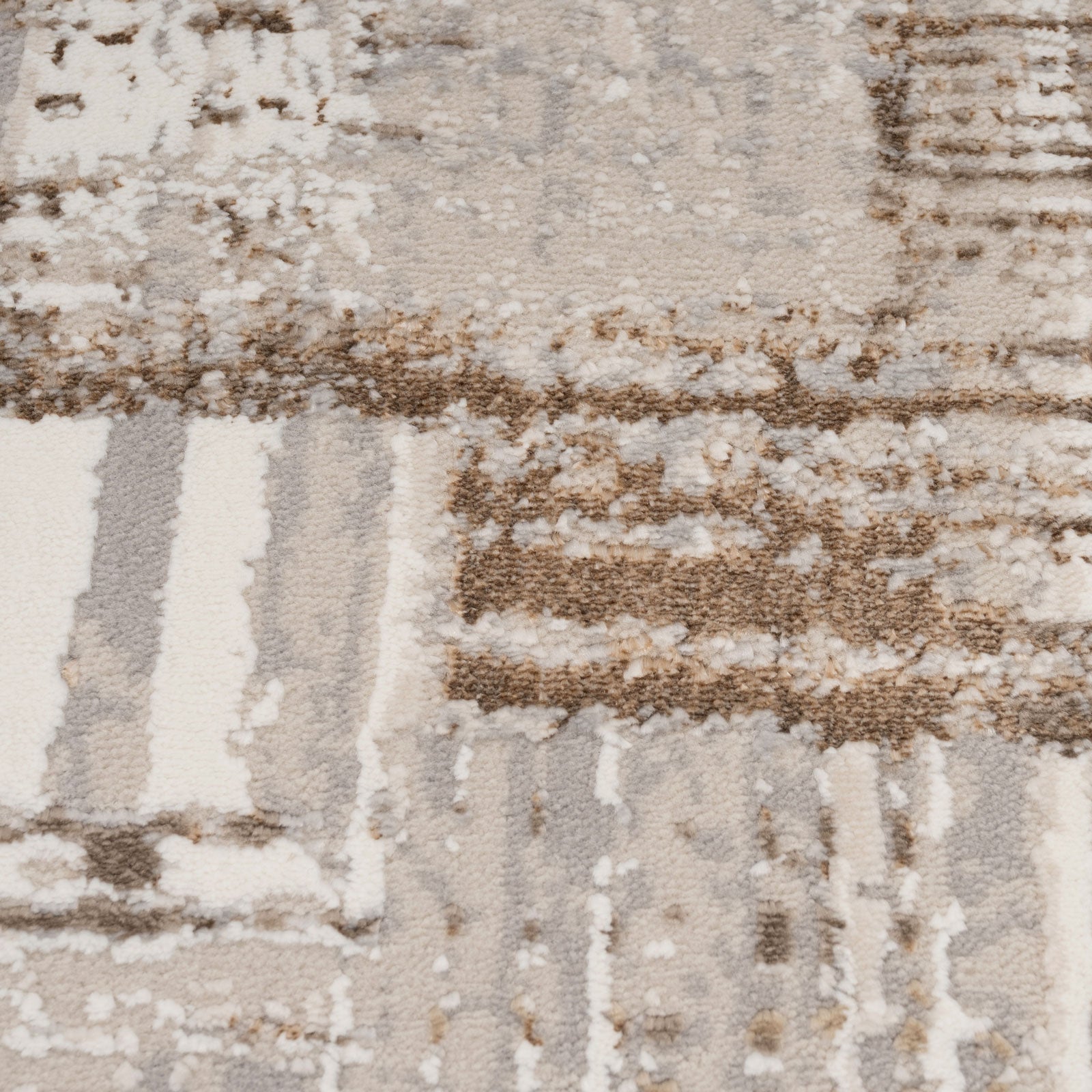 Lustre Gold Woven Print Rug - Eetu