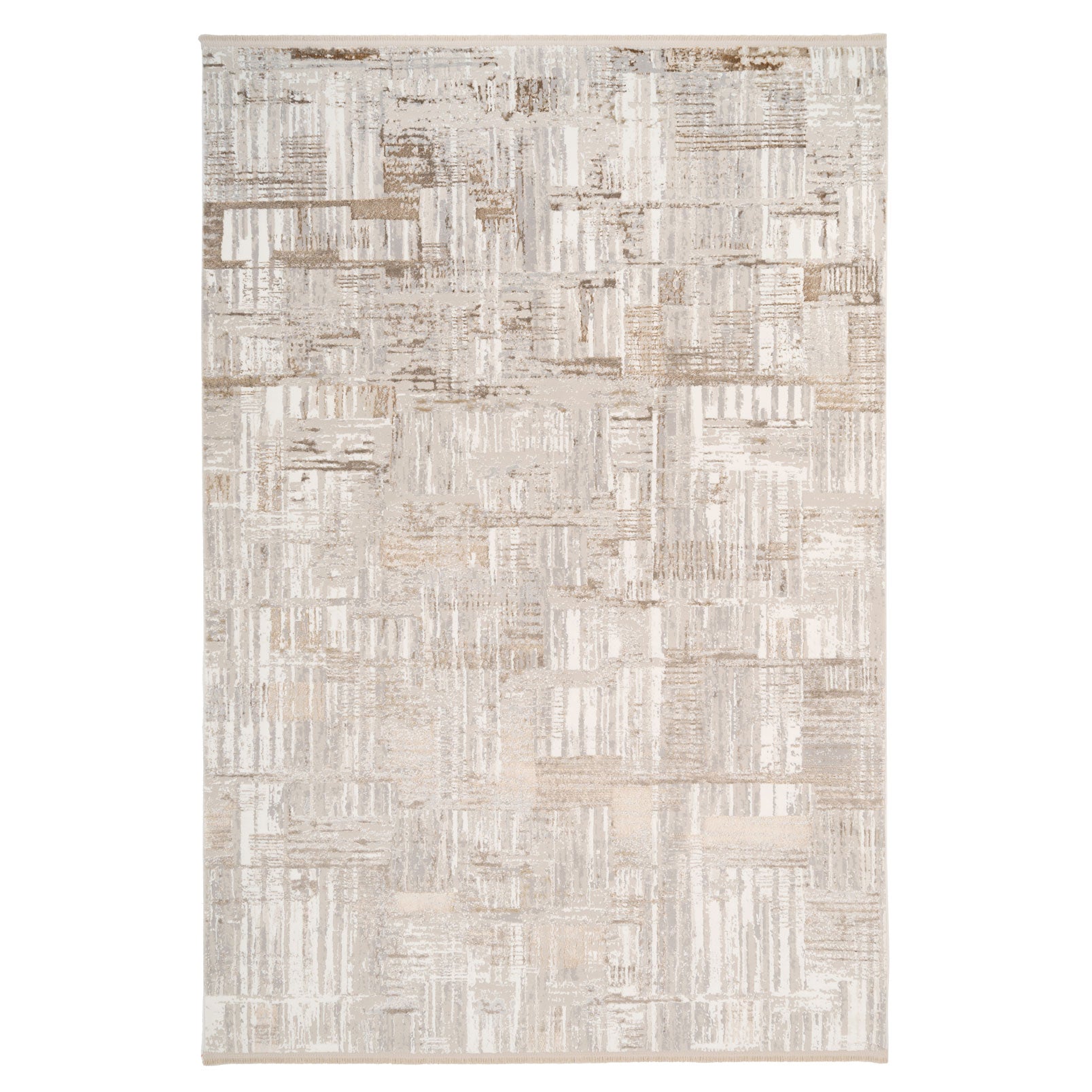 Lustre Gold Woven Print Rug - Eetu