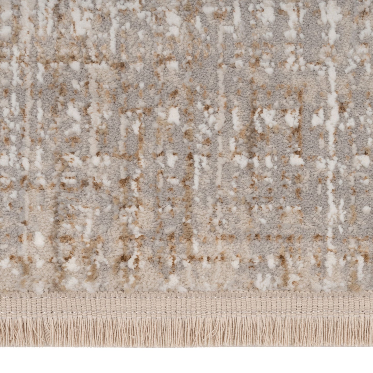 Golden Abstract Living Room Rug - Emse