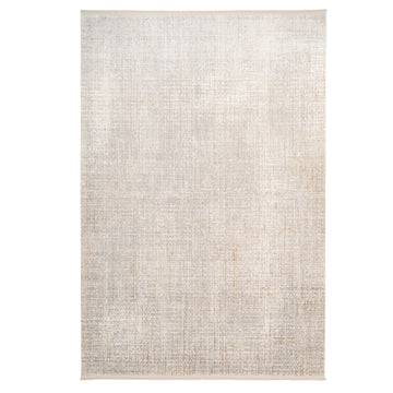 Golden Abstract Living Room Rug - Esme