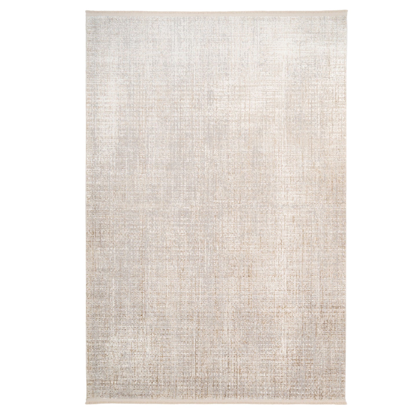Golden Abstract Living Room Rug