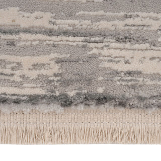 Grey Brush Strokes Area Rug - Nami