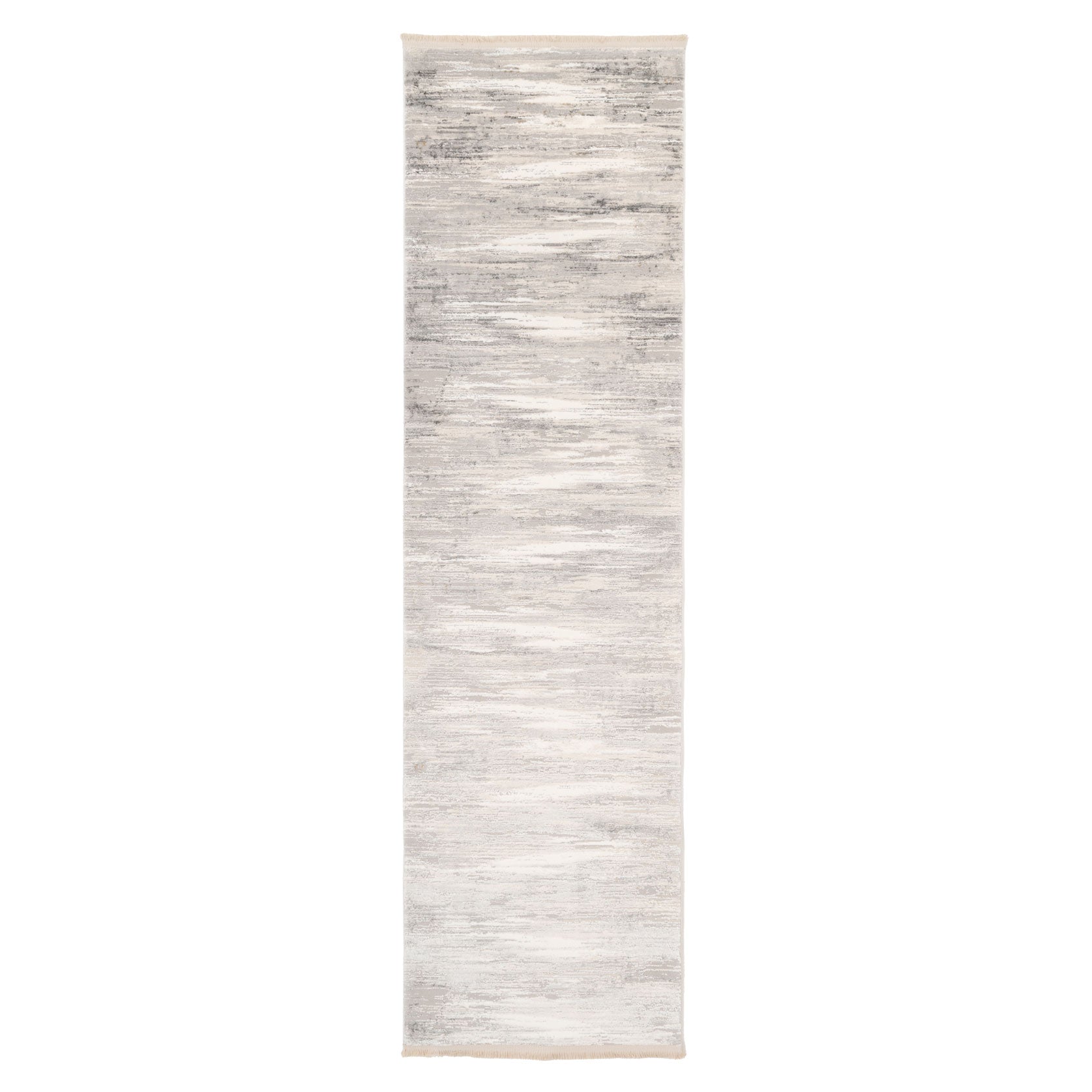 Grey Brush Strokes Area Rug - Nami