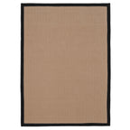Black Border Jute Rug - Juliette Black