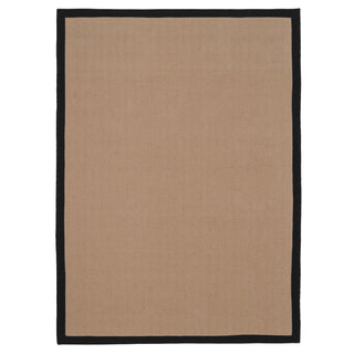 Black Border Jute Rug - Juliette Black