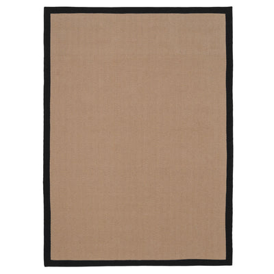 Black Border Jute Rug - Juliette Black