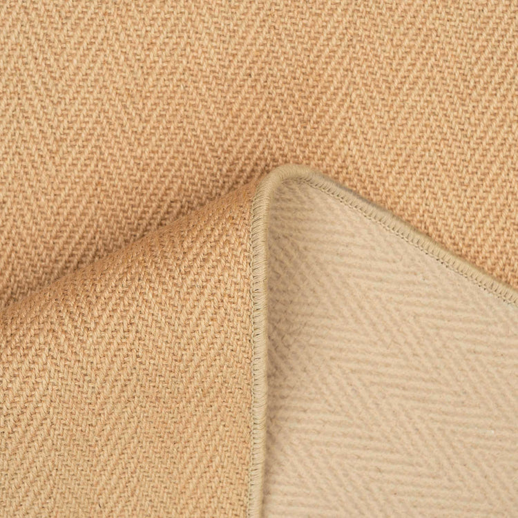 Natural Border Rustic Jute Hallway Runner Rug