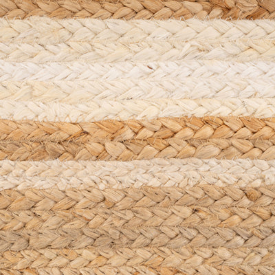 Natural Bordered Jute Runner Rug - Laurel