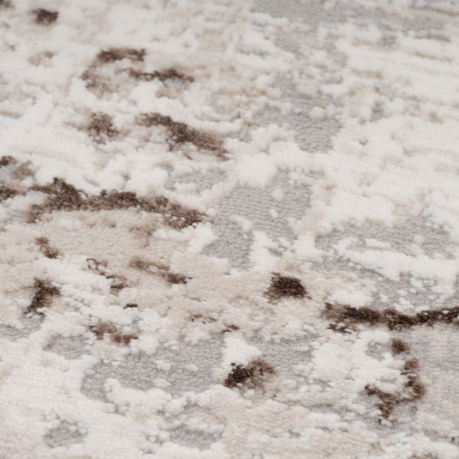 Soft Beige Modern Distressed Rug - Zoya