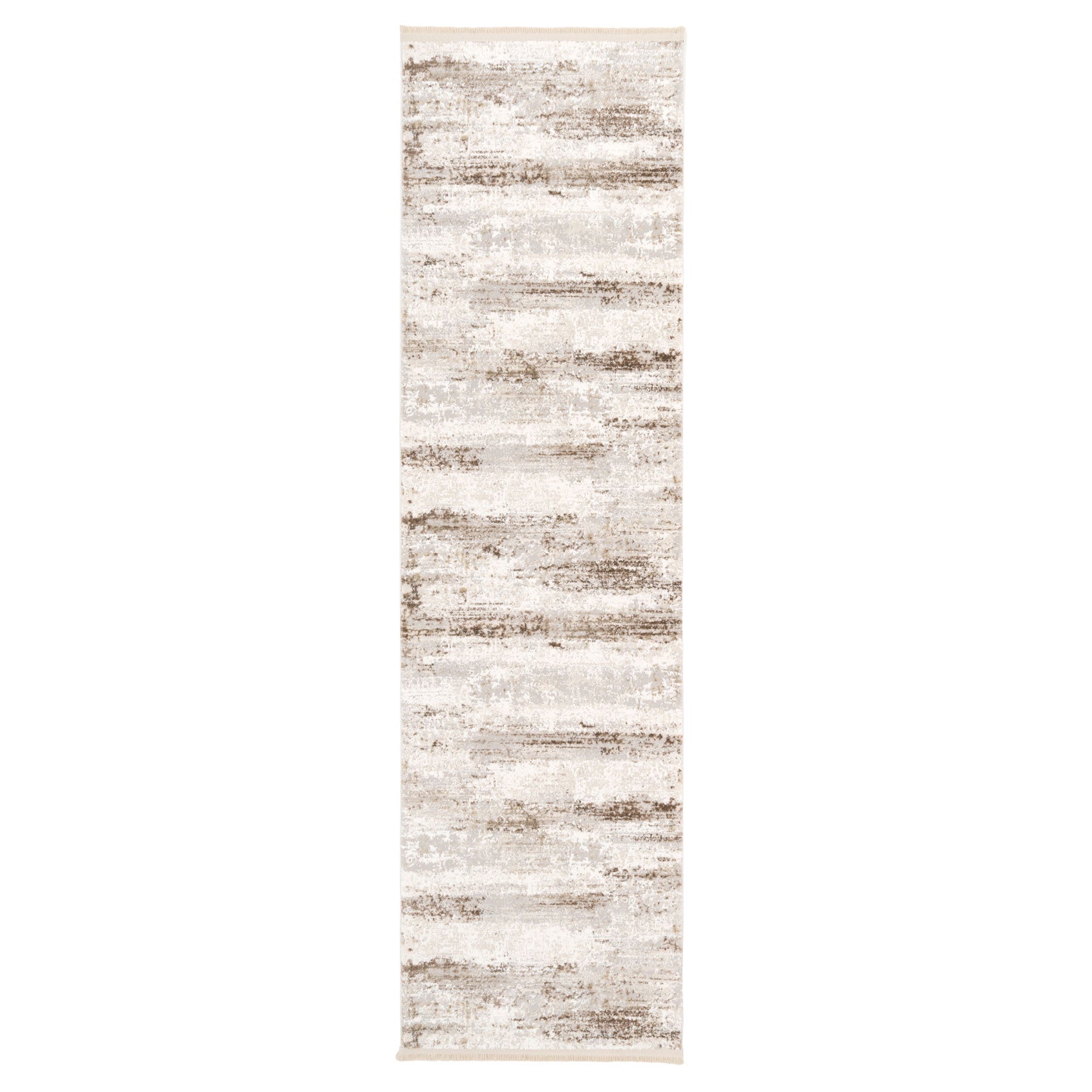Soft Beige Modern Distressed Rug - Zoya