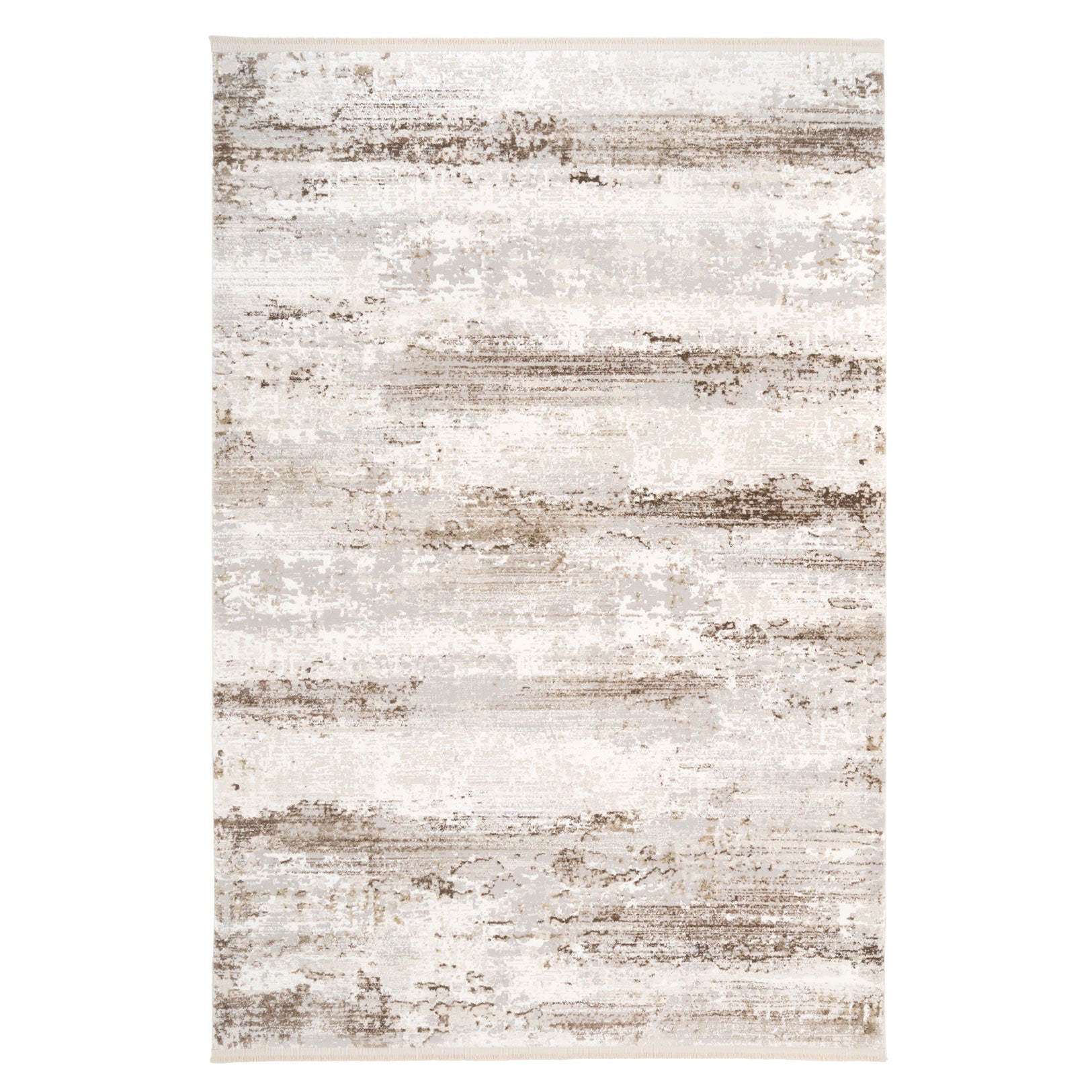 Soft Beige Modern Distressed Rug - Zoya