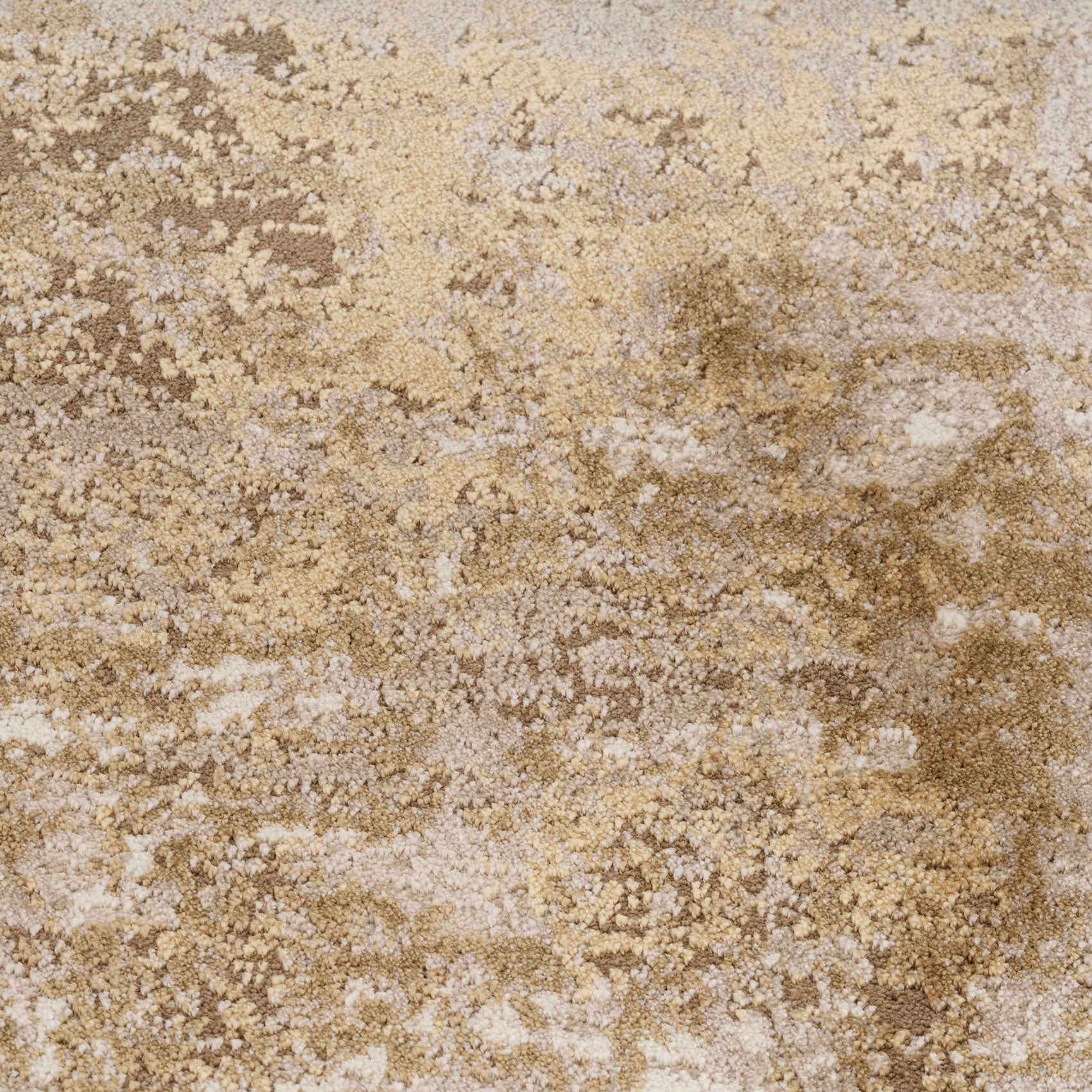 Distressed Beige Runner Rug