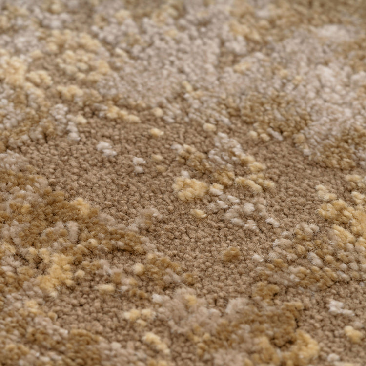 Distressed Beige Runner Rug