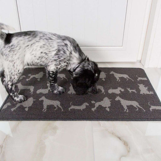 Dog Print Washable Rug