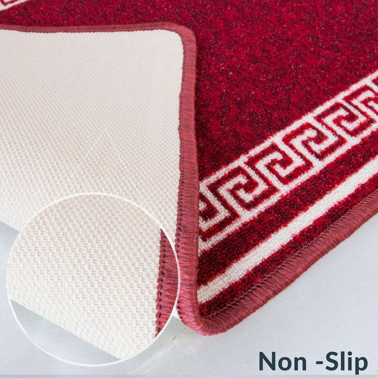 Red Hardwearing Kitchen Mat