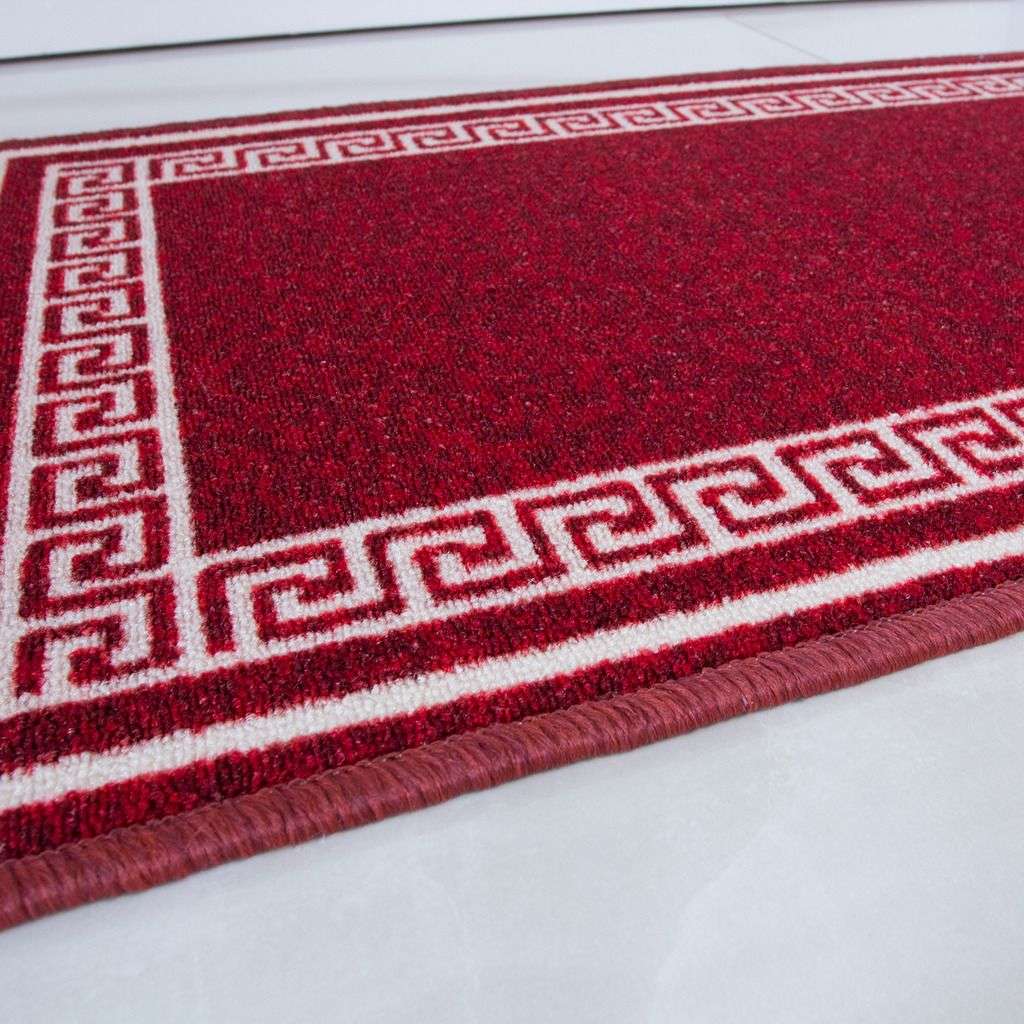 Red Hardwearing Kitchen Mat