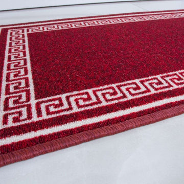 Red Hardwearing Kitchen Mat