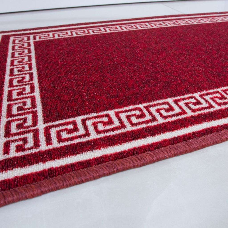 Red Hardwearing Kitchen Mat