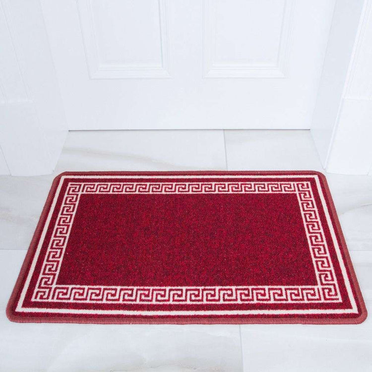 Red Hardwearing Kitchen Mat