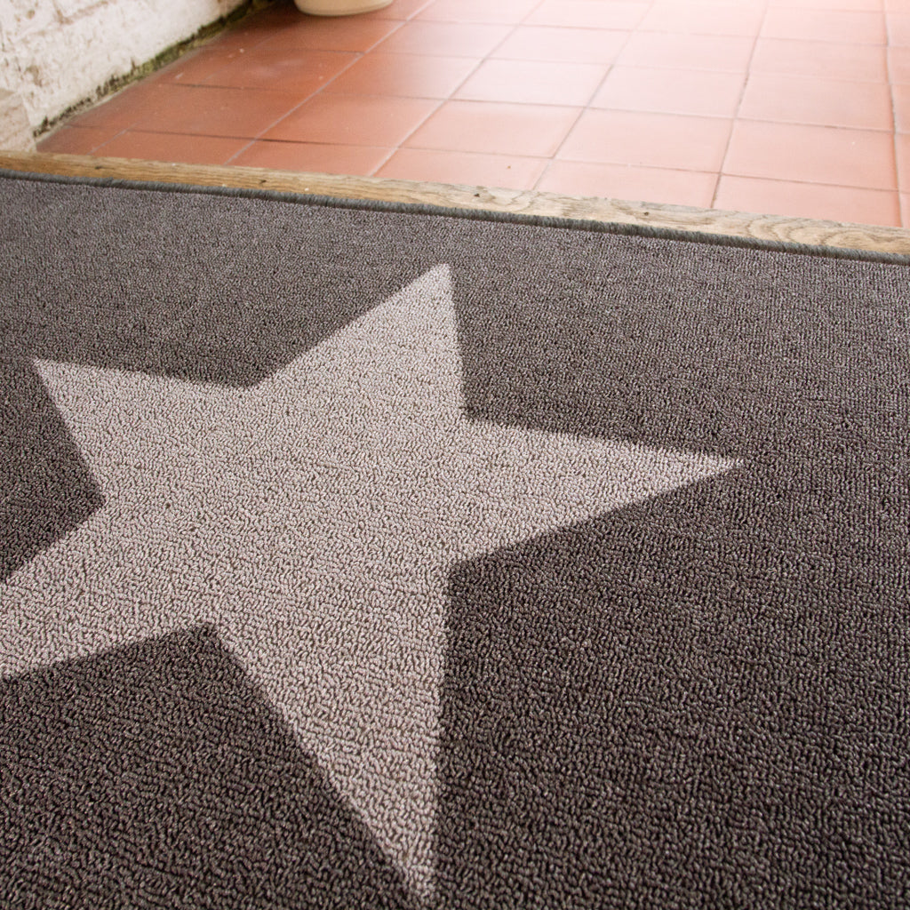 Star Printed Washable Doormat