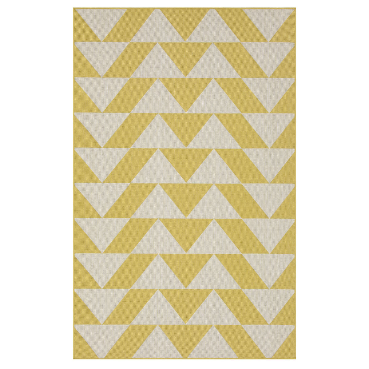 Yellow Geometric Outdoor Rug - Marlo