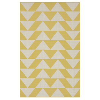 Yellow Geometric Outdoor Rug - Marlo