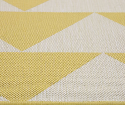 Yellow Geometric Outdoor Rug - Marlo