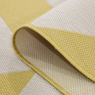 Yellow Geometric Outdoor Rug - Marlo