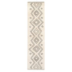 Cosy Soft Underfoot Cream Moroccan Berber Runner Rug