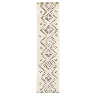 Cosy Soft Underfoot Cream Moroccan Berber Runner Rug