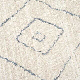 Soft Chevron Beige Moroccan Berber Runner Rug - Carlos