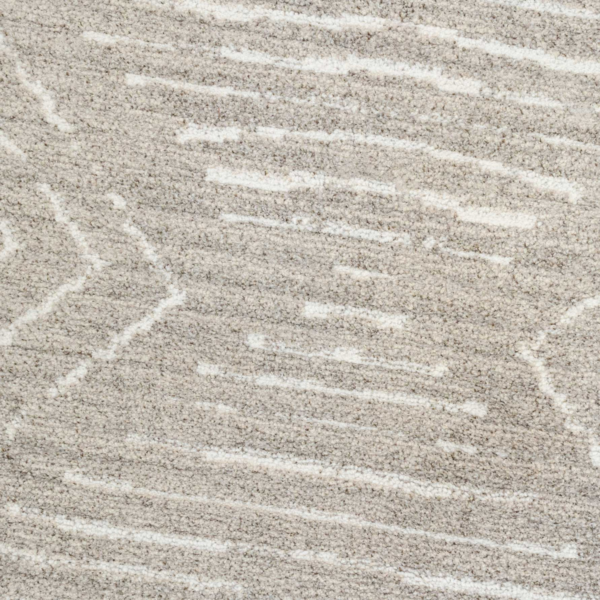 Soft Diamond Beige Moroccan Berber Runner Rug