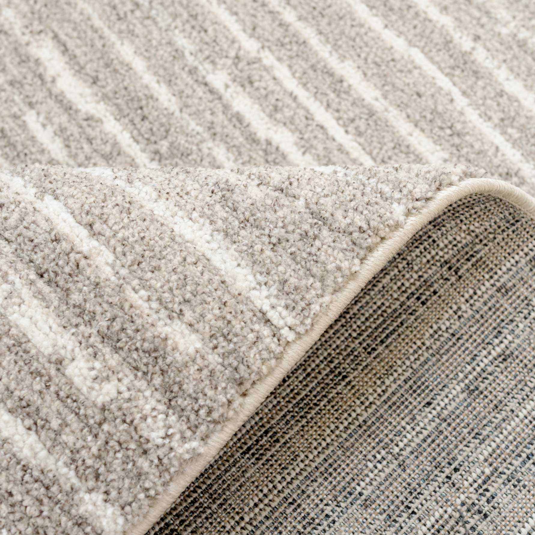 Soft Diamond Beige Moroccan Berber Runner Rug